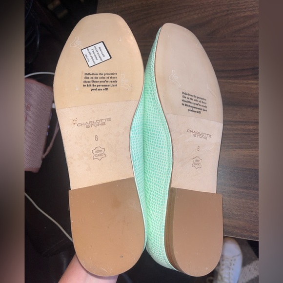 Charlotte Stone seafoam Flats - Picture 9 of 9
